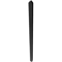 Vente-unique Connector voor dubbel glasraam voor binnen - H105 cm - Zwart - TOLLESON