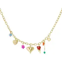 Yehwang bedelketting lovers glow Goud