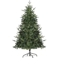 HOMCOM Kerstboom PVC, PE, Metaal Ø105 x 150H cm Groen