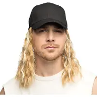 Boland - Pet Casey met pruik zwart/blond Zwart,Blond - - - Mannen - - Foute party