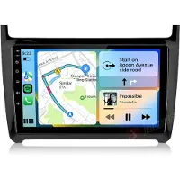 Hexinex HexinexMarket Octa-Core autoradio Geschikt voor VW POLO 5 (2008-2020) - Draadloos CarPlay, Android Auto, multimediaspeler, 4GB+64GB