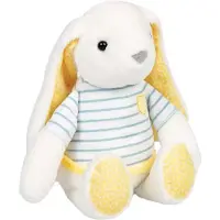 Bigjigs knuffel konijn pluche speelgoed multi kleuren voor kinderen.