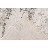 Muratap Vintage fashion vista – luxe vloerkleed zilver creme laagpolig- 80x150 cm