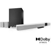 Teufel CINEBAR 22 Surround Power Edition voor Dolby Atmos 7.1-Set Soundbar Wit