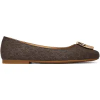 Michael Kors Ballerina 'Milan' bruin / donkerbruin