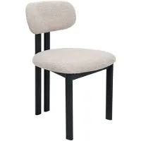 Giga Meubel Eetkamerstoel Noor Beige/Zwart