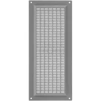 Europlast Ventilatierooster rechthoekig met grill 130x300 grijs - VR1330P