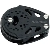 Harken Carbo Ratchet Cheek Block 75 Mm Zilver