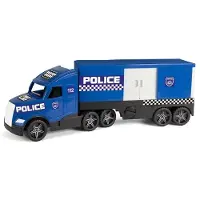 Wader Magic Truck Action Politie Vrachtwagen met Trailer 81cm