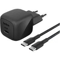 Belkin Usb-c Snellader 45w Met Power Delivery En Pps Incl. 1 M Usb-c-kabel - Zwart