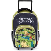 Arditex Tortugas Ninja 24x36x12 Cm 10.50l Wheeled Backpack Groen,Zwart Kinderen