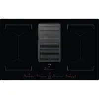 AEG IDK84453IB Zwart Ingebouwd 80 cm Inductiekookplaat zones 4 zone(s) Inbouw afzuigkap