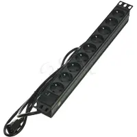 Alantec PZ09U power extension 1.8 m 9 AC outlet(s) Indoor Black