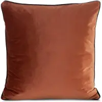 Eurofirany Kussenhoes 2 60x60 cm - Zacht Velours, Terracotta