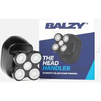 Balzy The Head Handler - Hoofd Trimmer - Hoofd Scheerapparaat Mannen - 5 keramische mesjes - Kaal Scheren in 2 Minuten - Draadloos & Waterdicht - Gezicht en Hoofdhaar Trimmer
