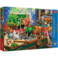 Trefl legpuzzel 1000 stukjes - Tea Time Troublemaker kittens - Premium Plus.
