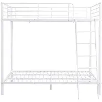 Vente-unique Stapelbed metaal wit 140 x 190 cm GEMINI