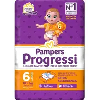Pampers Progressi Maat 6 (16+ kg) - 17 Absorberende Luiers