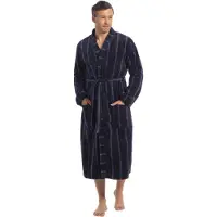 Ten Cate Badjas blue stripe maat M