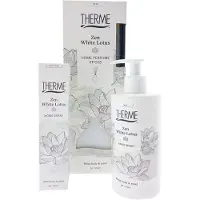 Therme Zen White Lotus Home Cadeauset – Geurstokjes, Homespray & Handzeep – Wellness Cadeau voor Iedereen
