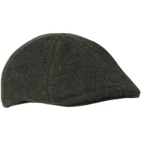 Camel active Flat Cap gemaakt van wolmix - Maat menswear-M - Bosgroen