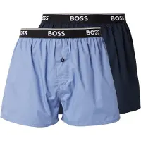 BOSS Boxershorts navy / hemelsblauw / zwart / wit