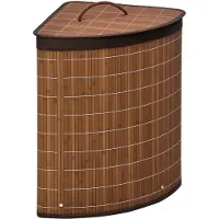 EStore Wasmand Bamboe 38L x 38B x 57H cm Bruin