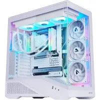 Abysm Gaming AB123533W, Computer, Wit, ATX, ITX, Micro ATX, SPCC, Geschikt voor gaming, Diverse opties