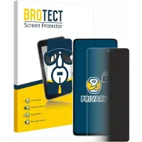 BROTECT - privacy screenprotector voor Xiaomi Redmi Note 14 5G - Folie Beschermfolie Blauwlichtfilter