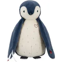 Kaloo knuffel, pinguïn, blauw, met white noise en opnamefunctie