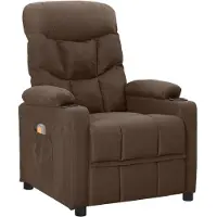 Syfax Massagestoel stof bruin