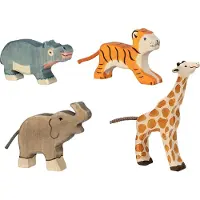 Holztiger Jungle - Starterpack - 4 Stuks - Hout - 3 Jaar