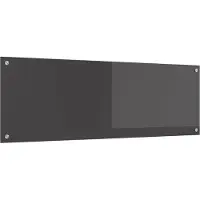 vidaXL Keukenachterwand Donkergrijs 120 x 40 cm gehard glas