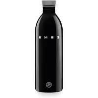 Smeg drinkfles Zwart - 1 liter Waterfles, Zwart, 1000 ml / 34 oz
