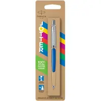 Parker Jotter Balpen Blauw Medium 0.5 mm Navulbaar