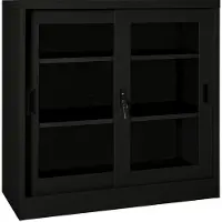 vidaXL Roldeurkast 90x40x90 cm staal zwart