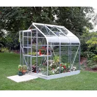 Pergart Tuinkas Orion 3800 - Veiligheidsglas 3mm - Aluminium - 202x195x231cm