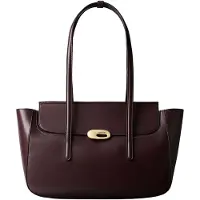 Calvin Klein Hardware Flap Tote Bag Black/tumbled Deep Gold Maat: OS | Handtassen Outlet | Dames | Zwart