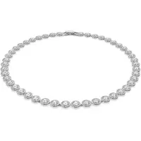 Swarovski Ketting 'Una' zilver / transparant