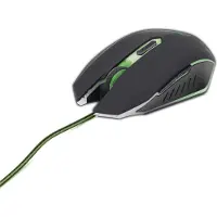 Gembird Gaming muis | (USB, 6-knops, 600-2400 dpi, Groen)