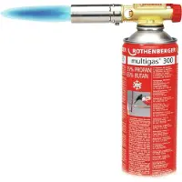 Rothenberger EASY FIRE brander met MULTIGAS300 gas