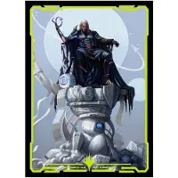 Ultrapro Ultra Pro - Magic: The Gathering - Edge of Eternities - Tezzeret; Cruel Captain 100 Standard Sized Card Sleeves Pack in Clear Box (63 x 89 mm) - UK