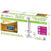 Techly Montage aan plafond - - Aluminium en staal - Wit - Voor projector