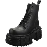 New rock unisex militaire techno-platformlaarzen - M-MILI084N-S5