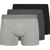 Jack & Jones Boxershorts 'JACOrdinary' lichtgrijs / donkergrijs / zwart
