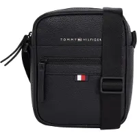 Tommy Hilfiger Schoudertas 'Essential' rood / zwart / wit
