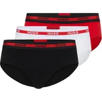 HUGO Slip vuurrood / zwart / wit