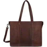 Dimagini Lana Croco Workbag 15.6 dark brown