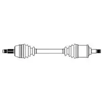METELLI 17-1416 Aandrijfas