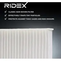 RIDEX 424I0580 Interieurfilter